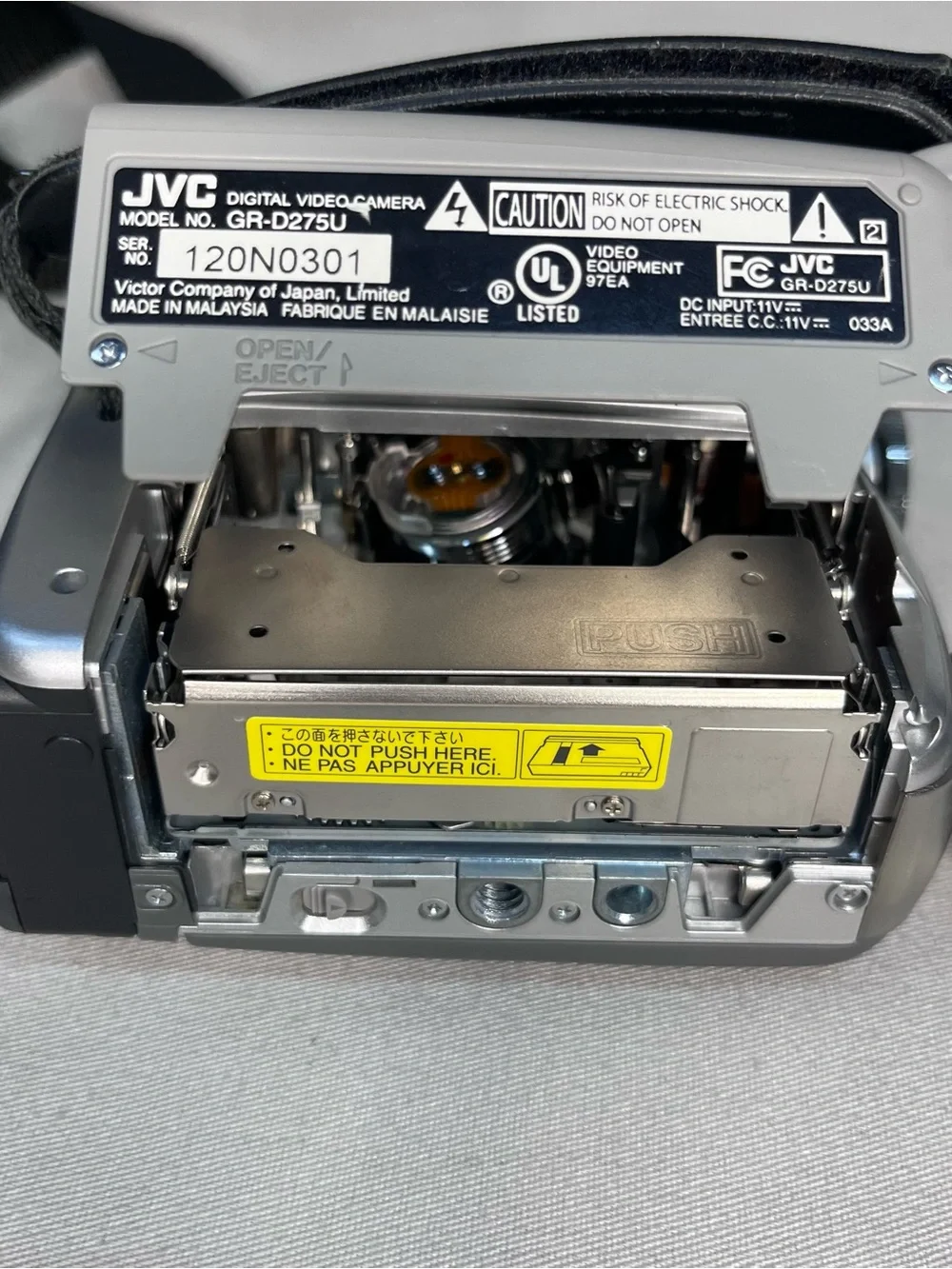 JVC GR-D275U Mini DV Camcorder Tested Working Video Transfer PLEASE READ